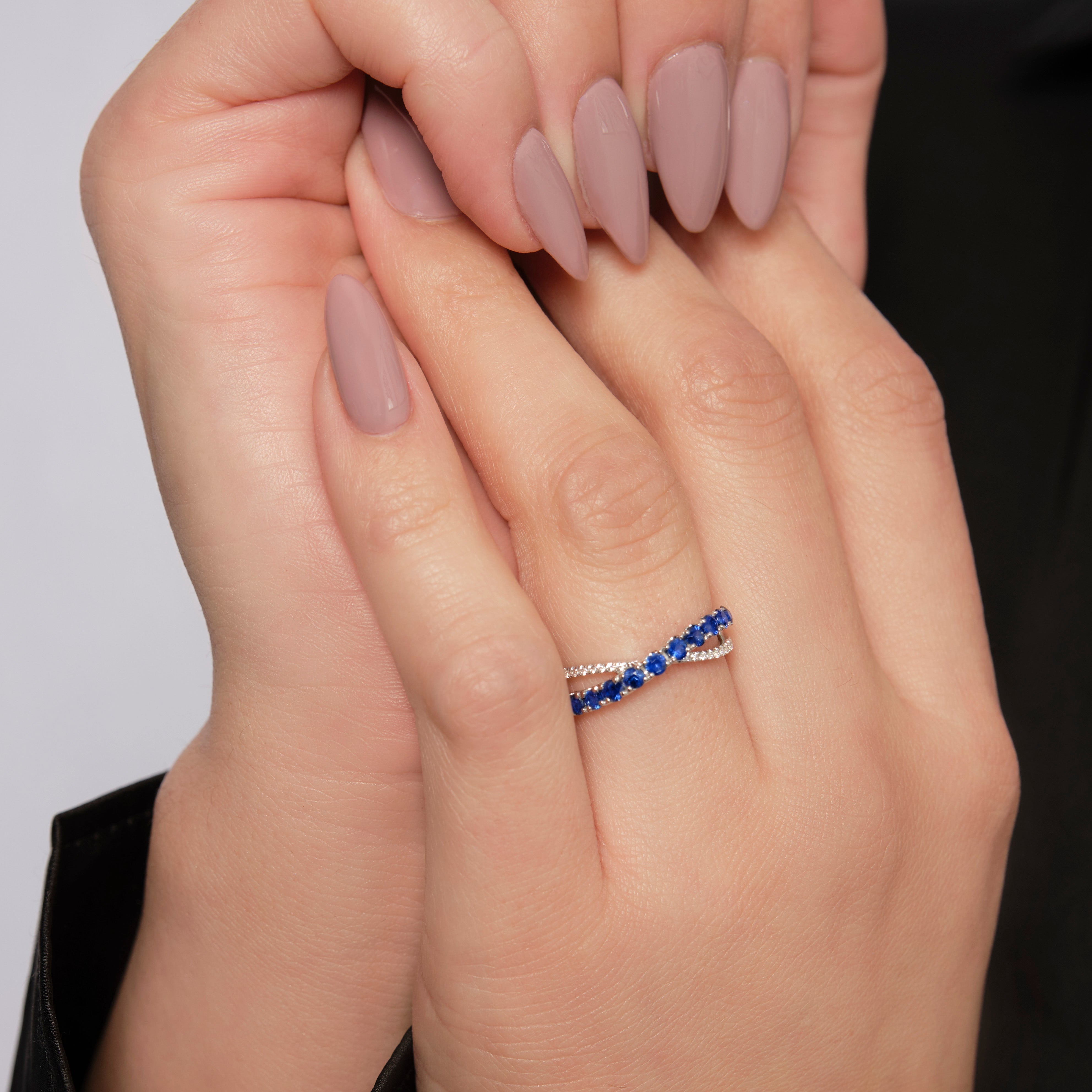 Sapphire Band Ring