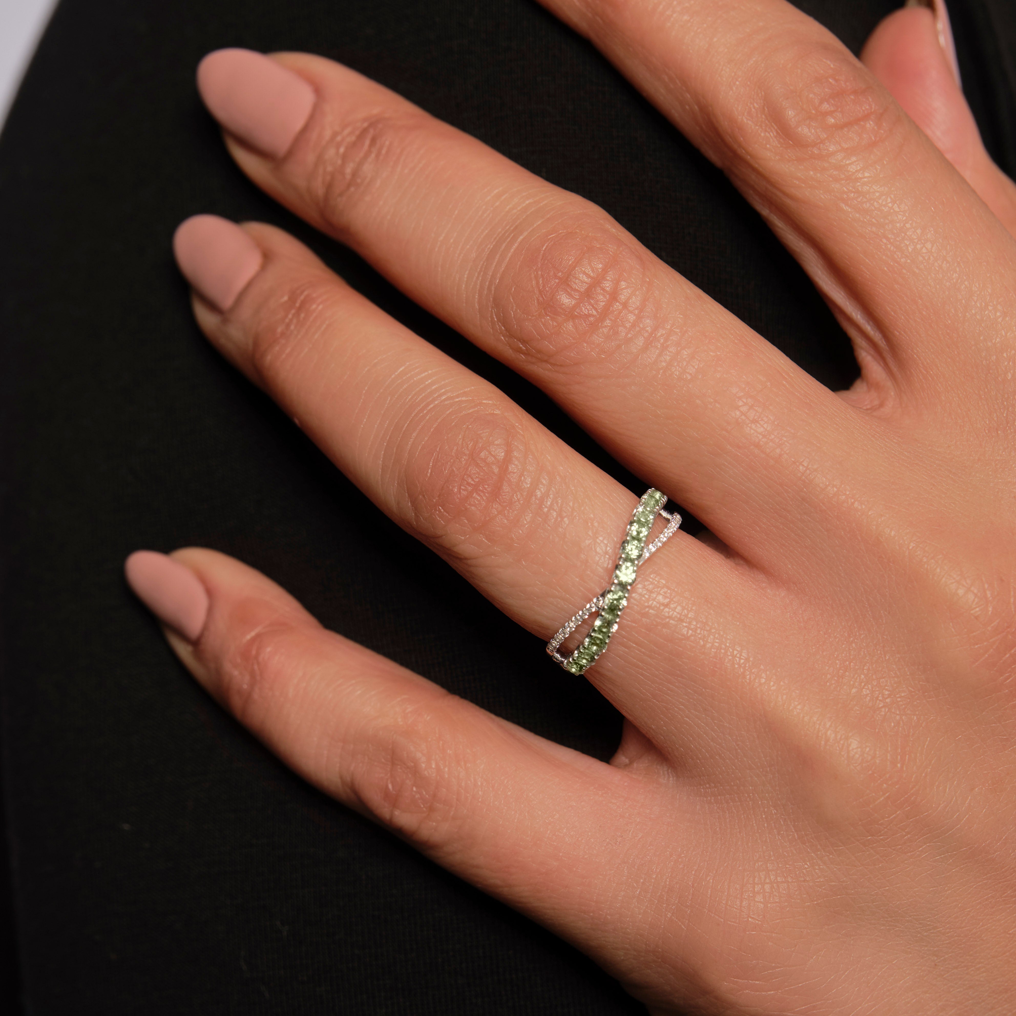 Sapphire Band Ring