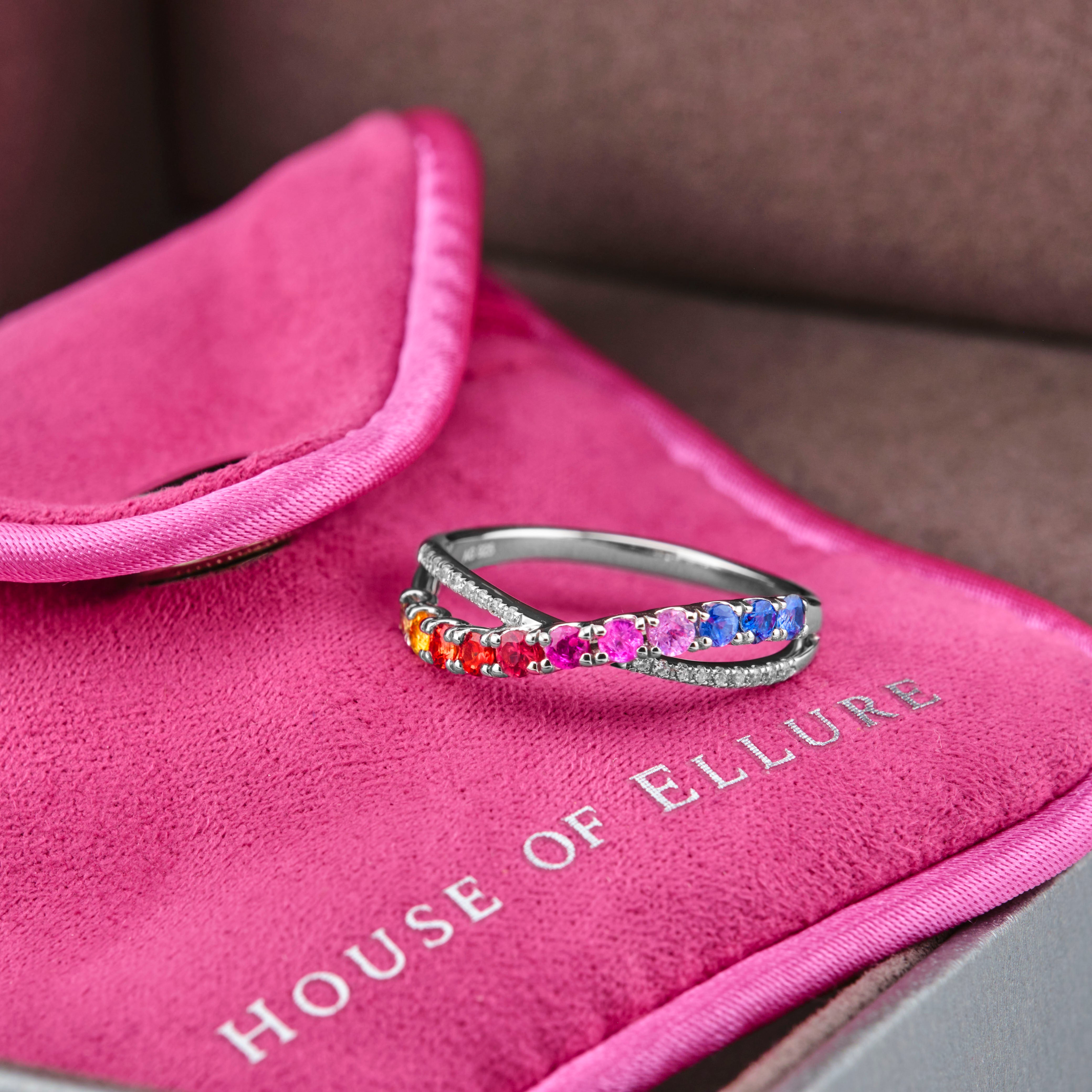 Sapphire Band Ring