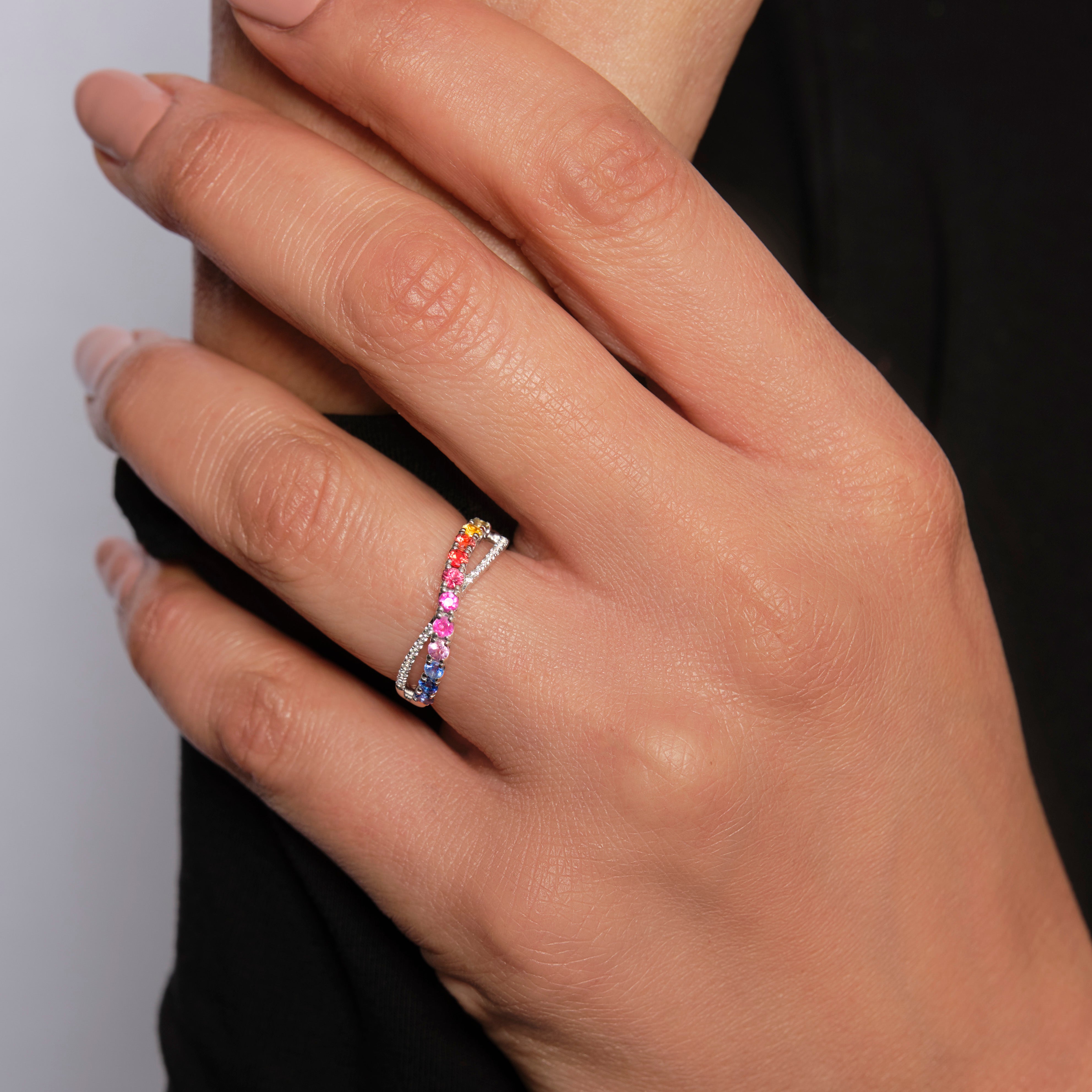 Sapphire Band Ring