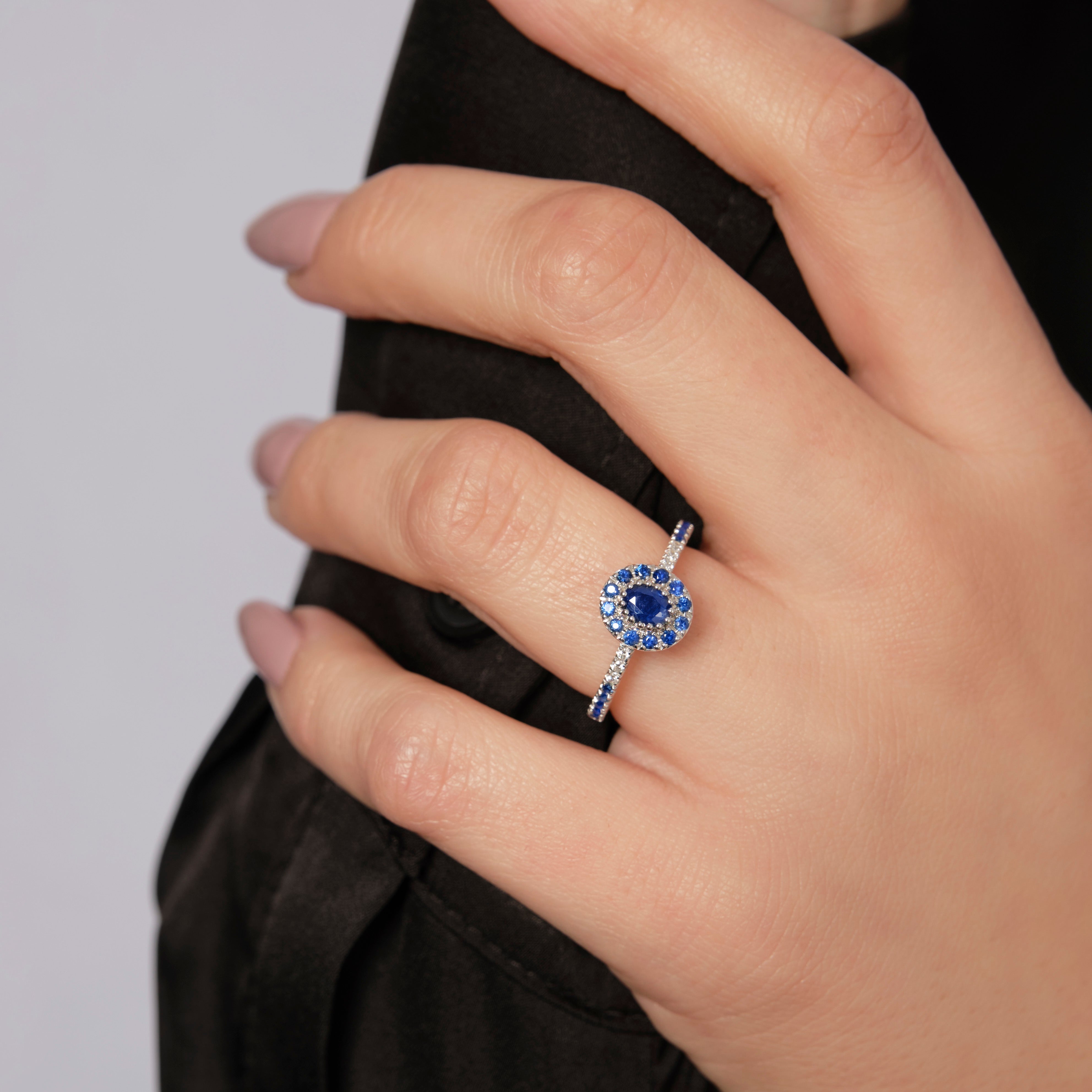 Ceylon Blue Sapphire Ring