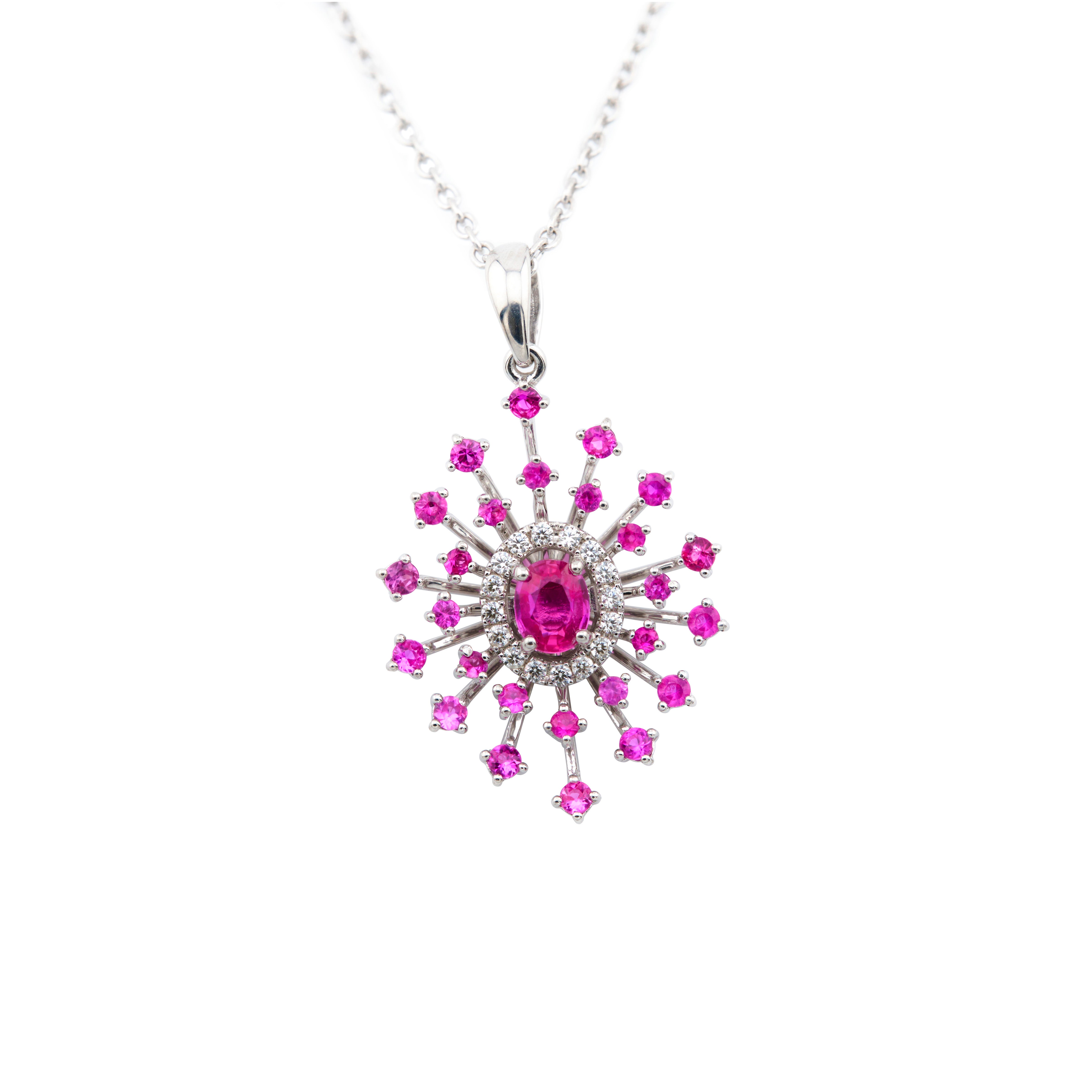 Pink Sapphire Pendant