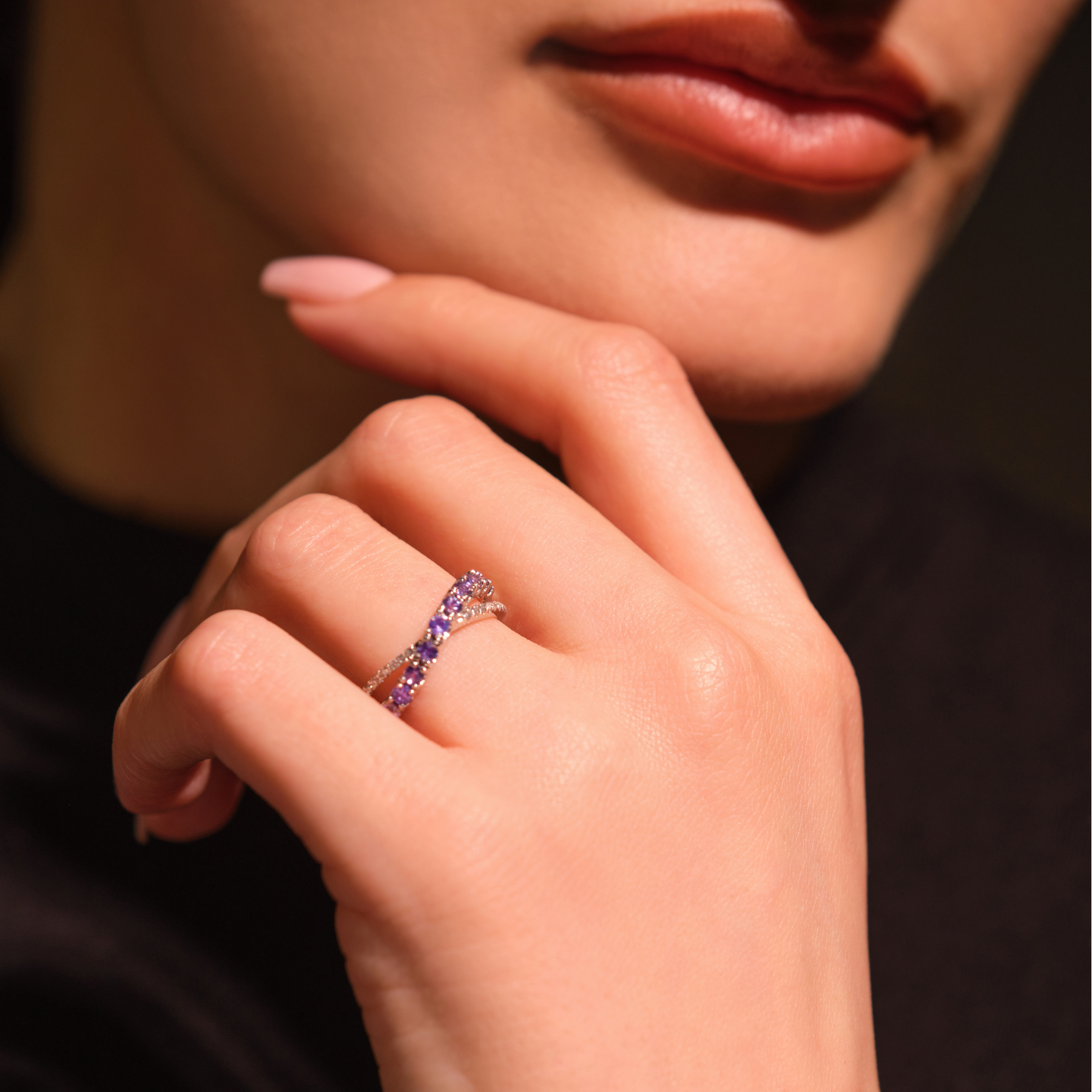 Sapphire Band Ring