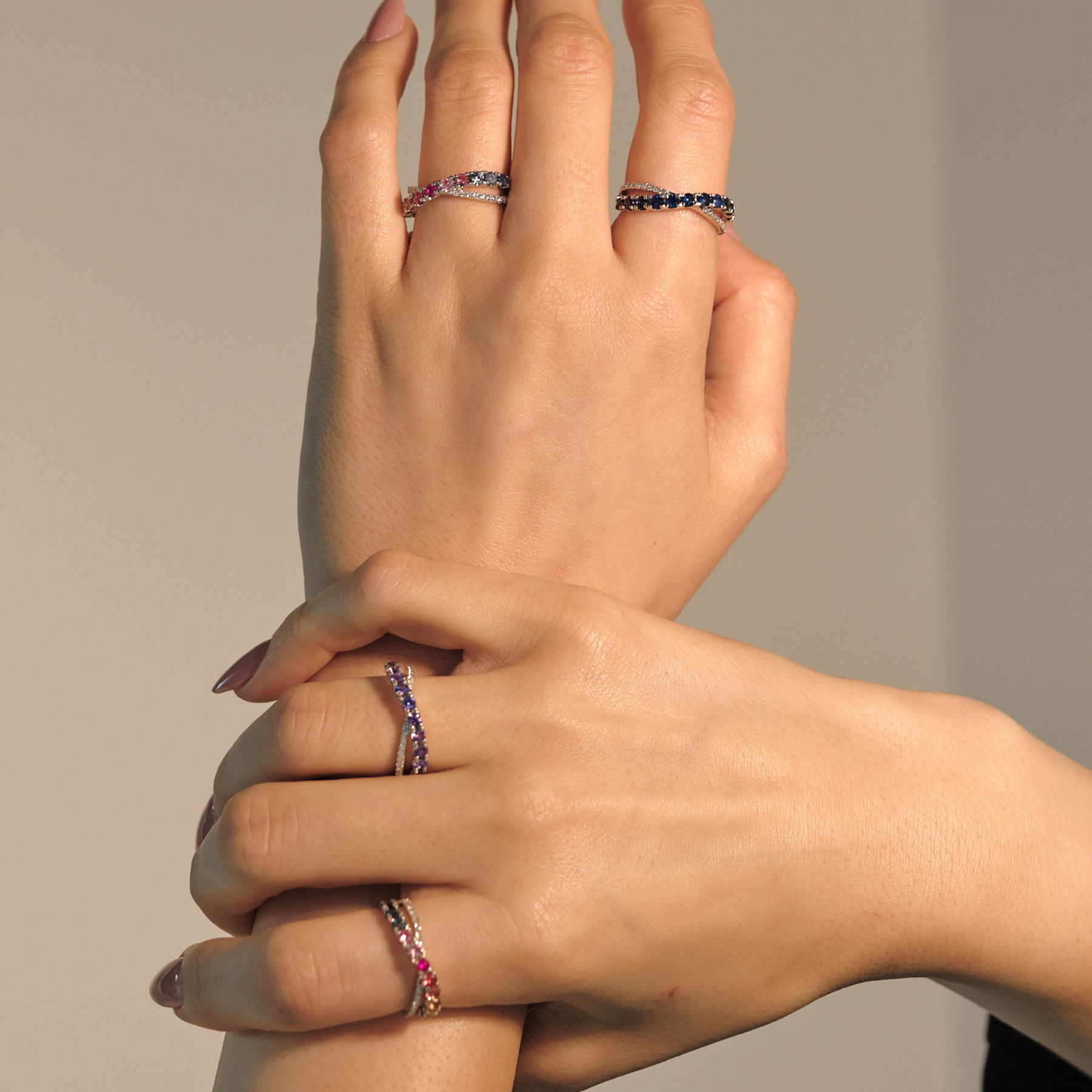 Sapphire Band Ring